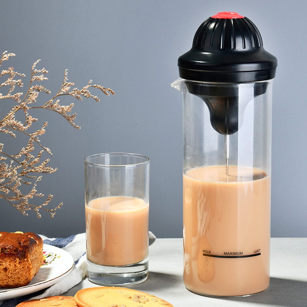 K-Brands Mousseur à lait électrique filaire avec prise - Fouet électrique  portable - Machine à mousse pour café, latte, cappuccino, chocolat chaud 